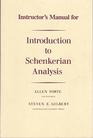 Introduction to Schenkerian Analysis Form and Content in Tonal Music Instructor's Manual