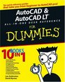 AutoCAD  AutoCAD LT AllinOne Desk Reference For Dummies