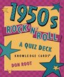 1950's Rock 'N' Roll Knowledge Cards Deck
