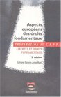 Aspects europens des liberts 3e ed