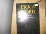 Pick a word Poems