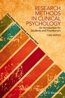 Research Methods in Clinical Psychology An Introduction for Students and Practitioners