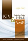 KJV and Amplified SidebySide Bible Large Print