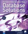 Database Solutions A step by step guide to building databases