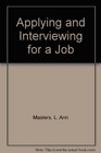 Applying and Interviewing for a Job