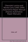Haynes Repair Manual Chevrolet Lumina and Monte Carlo  Automotive Repair Manual