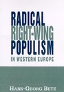 Radical RightWing Populism in Western Europe