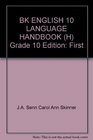 BK ENGLISH 10 LANGUAGE HANDBOOK  Grade 10