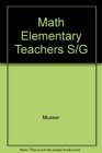 Mathematics for Elementary Teachers Stud