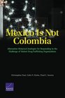 Mexico Is Not Colombia Alternative Historical Analogies for Responding to the Challenge of Violent DrugTrafficking Organizations