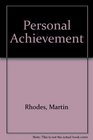 Personal achievement A selfcontained course in eleven assignments