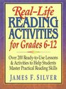 RealLife Reading Activities for Grades 612 Over 200 ReadytoUse Lessons and Activities to Help Students Master Practical Reading Skills