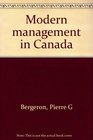 Modern management in Canada