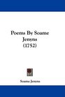 Poems By Soame Jenyns
