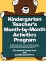 Kindergarten Teacher's MonthByMonth Activities Program