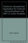 Electronic Spreadsheet Application for Financial Accounting/Book and IBM 35 Lotus Template