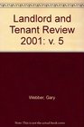 Landlord and Tenant Review 2001 v 5