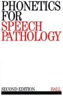 Phonetics for Speech Pathology