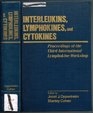 Interleukins Lymphokines and Cytokines