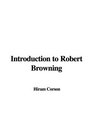 Introduction to Robert Browning