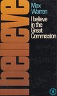 I Believe in the Great Commission