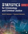 Statistics for Criminology and Criminal Justice