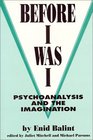 Before I Was I Psychoanalysis and the Imagination