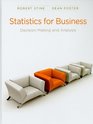 Statistics for Business Decision Making and Analysis plus MyMathLab Student Access Kit