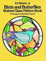 Birds and Butterflies Stained Glass Pattern Book 94 Designs