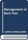 Management of Back Pain