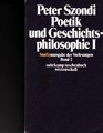 Poetik und Geschichtsphilosophie