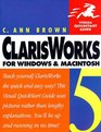 ClarisWorks 5 for Windows and Macintosh Visual QuickStart Guide