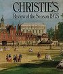 Christie's Review of the Season