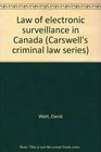 Law of electronic surveillance in Canada