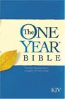One Year Bible Arranged in 365 Daily Reading King James Version