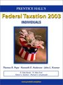 Prentice Hall Federal Taxation 2003 Individuals
