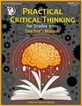 Practical Critical Thinking Teacher's Manual Book  ProblemSolving Reasoning Logic Arguments