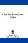 Latin For Pharmacists