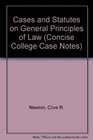 Cases and statutes on general principles of law