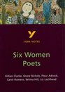 York Notes for GCSE Six Women Poets