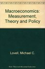 Macroeconomics Measurement Theory and Policy