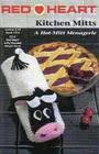 Red Heart Kitchen Mitts  A HotMitt Menagerie Book 1416