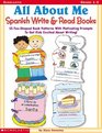 All About Me Spanish Write  Read Books