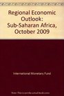 Regional Economic Outlook Subsaharan Africa October 2009