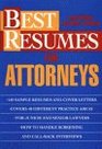 Best Resumes for Attorneys