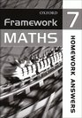 Framework Maths Homework Answer Book Year 7