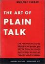 The Art of Plain Talk