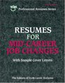 Resumes for MidCareer Job Changes