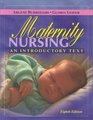 Maternity Nursing An Introductory Text