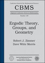 Ergodic Theory Groups and Geometry Nsfcbms Regional Research Conferences in the Mathematical Sciences June 2226 1998 University of Minnesota